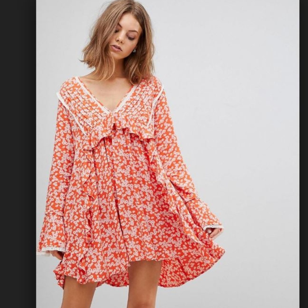 Free People Like You Best Ditsy Floral Print Dress